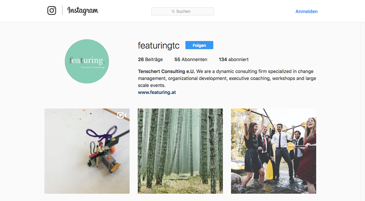 featuring Consulting goes Instagram